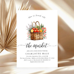 Whimsical off the Market Bridal Shower Invitation