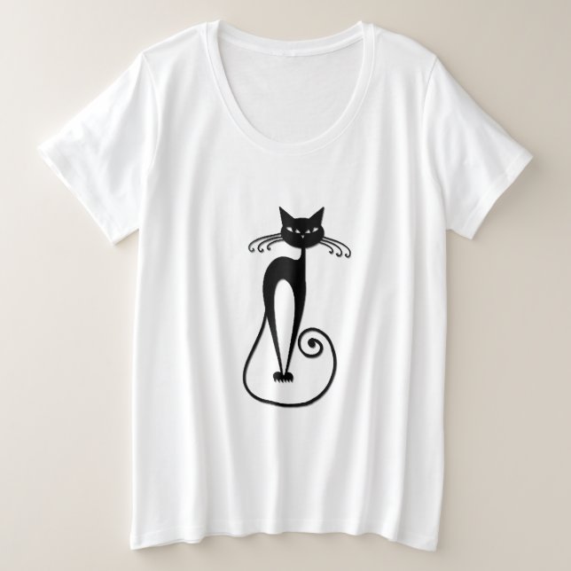 Whimsical Skinny Chat noir (Design devant)