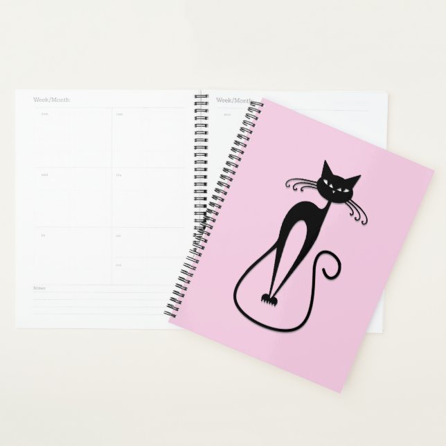 Whimsical Skinny Chat noir rose (Devant avec enveloppe)
