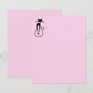Whimsical Skinny Chat noir rose