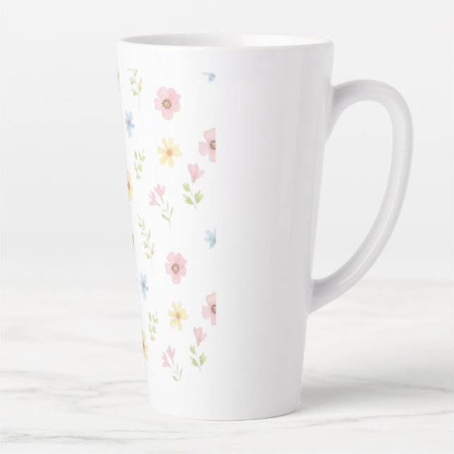 Whimsical Spring Meadow Ceramic Mug - Aesthetic (Droite)