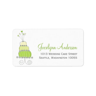 Whimsical Sweet Mariage Étiquettes de adresse pers