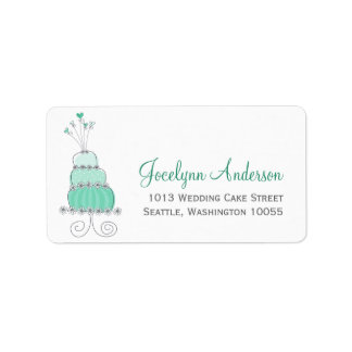Whimsical Sweet Mariage Étiquettes de adresse pers