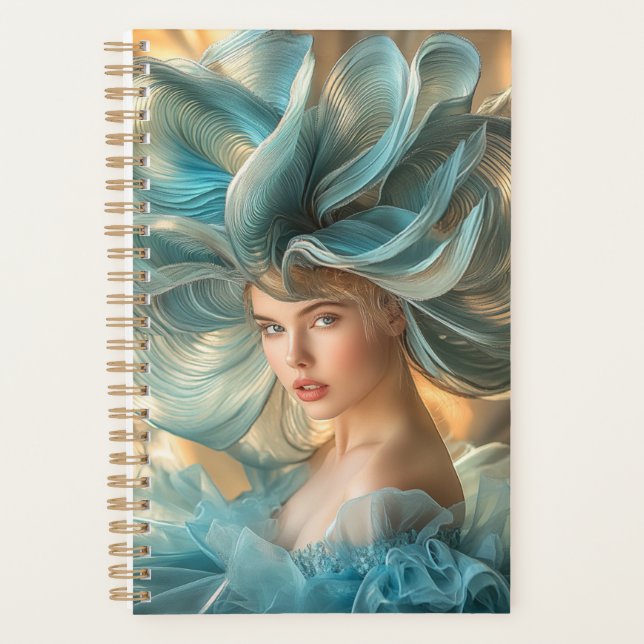 Whimsical Turquoise Casquettes (Devant)