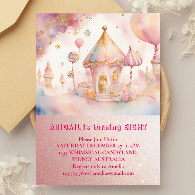 Whimsical Wonders Candyland carte d'anniversaire (Créateur téléchargé)