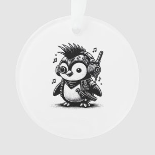 Whimsigoth Punkrock Weirdcore Penguin Art Vintage