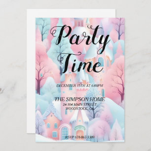 Whimsland Winter Wonderland Noël Invitation