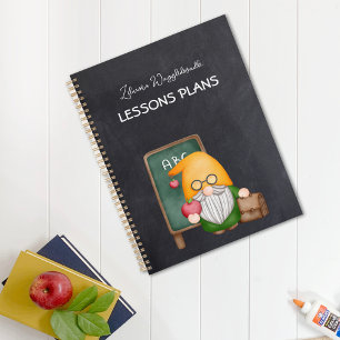 Whimssal Chalkboard Gnome Enseignant Avec Pomme