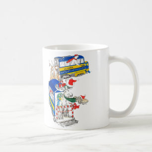 Whimssical Christmas Alaska Wildlife Coffee Mug