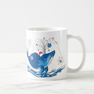 Whimssical Christmas Alaska Wildlife Coffee Mug