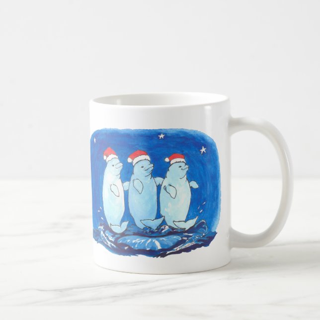 Whimssical Christmas Alaska Wildlife Coffee Mug (Droite)