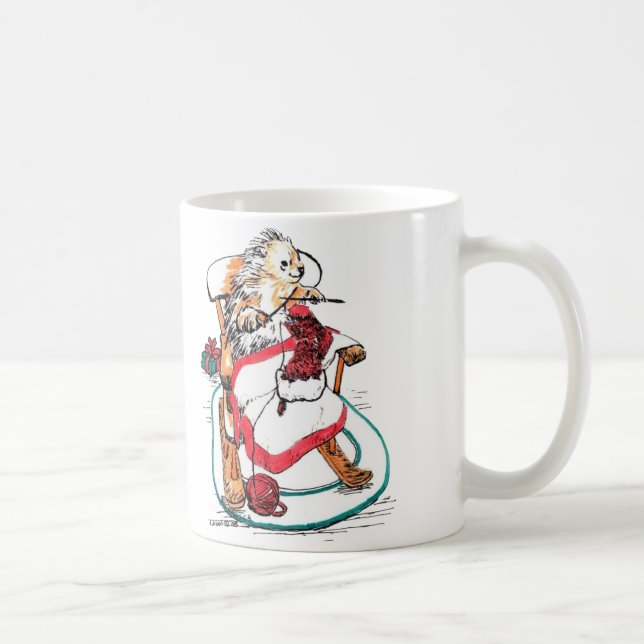 Whimssical Christmas Alaska Wildlife Coffee Mug (Droite)