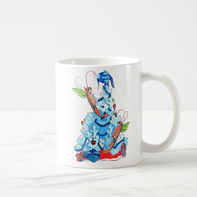 Whimssical Christmas Alaska Wildlife Coffee Mug (Droite)