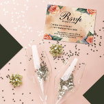 Whimssy Funny Floral Divorce Party RSVP<br><div class="desc">Ajoutez une touche de fantaisie à votre processus RSVP avec nos cartes RSVP Divorce Party ! Dans un décor d'aquarelle pêche, ces cartes présentent une charmante bordure ornée de roses délicats, insufflant chaleur et élégance dans chaque détail. Avec des réponses pleines d'esprit comme "JETEZ-LE ! JE SUIS LÀ !" ou...</div>