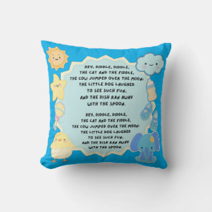 Whimsy Rhyme Baby Coussin