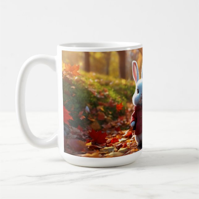 "Whimsy & Wonderland : Col de Mug Bunny Inspiré Pi (Gauche)