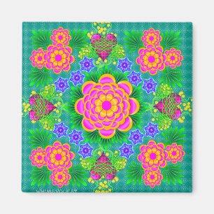 WhimsyQuest MAGNET : Art populaire Jardin agréable