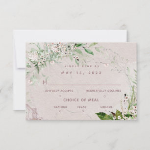 Whisch & Blush 2 Mariage 3 Repas Choix Carte RSVP
