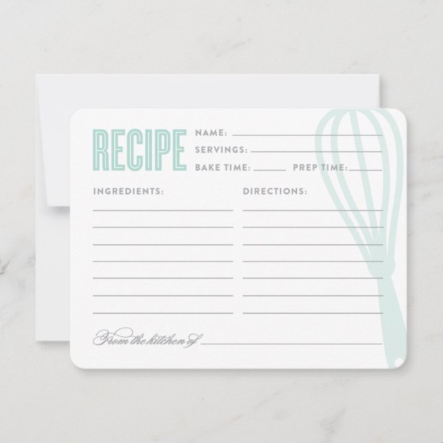 Whisk rétro en bleu | Recette (Devant)