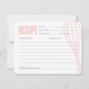 Whisk rétro Recette
