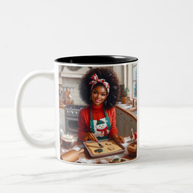 "Whisk, Sip, Slay" Baking Mug (Gauche)
