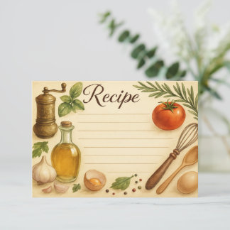 Whisked in Toscane Recette Card