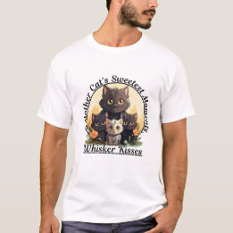 Whisker Kisses - Joli T-shirt Amoureux des chats