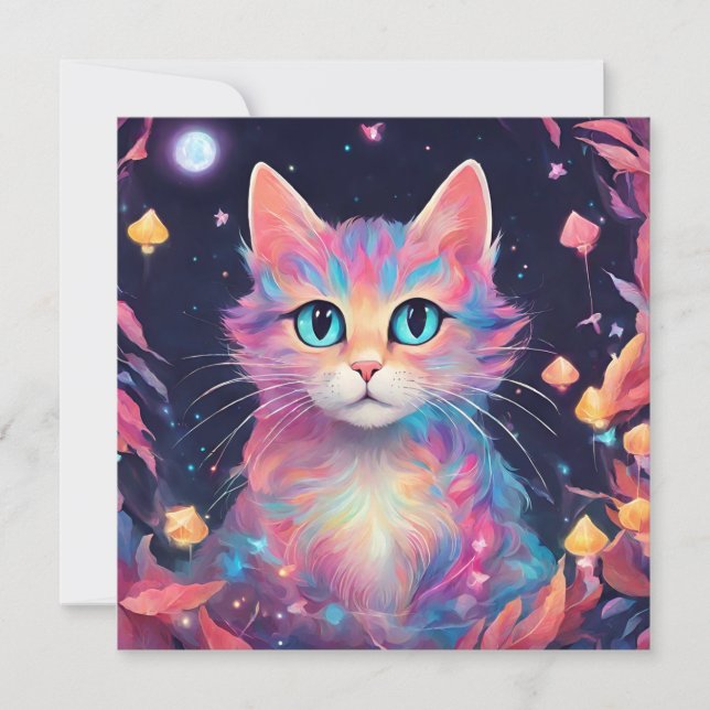 Whiskers cosmiques - Peinture de chats (Devant)