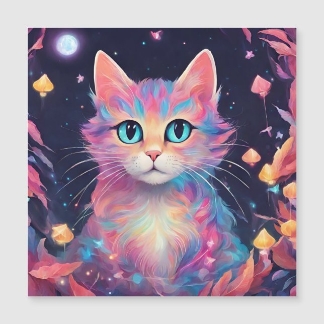 Whiskers cosmiques - Peinture de chats (Devant)