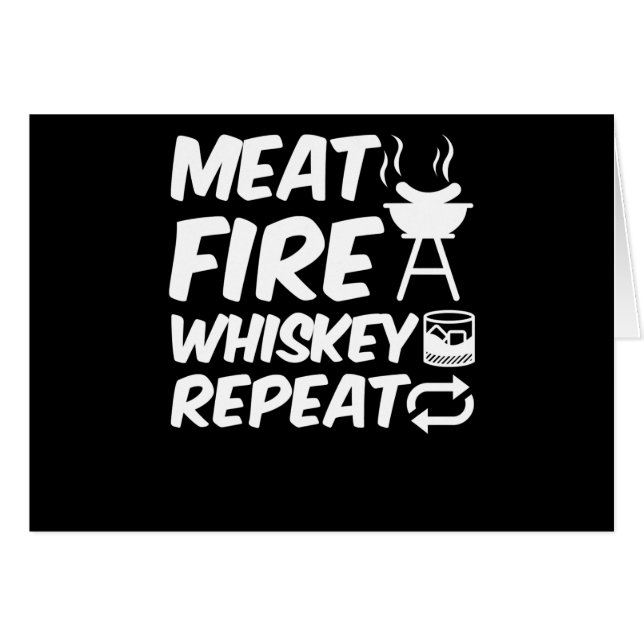 Whiskey de feu de viande Répétition | Drôle de dir (Devant horizontal)