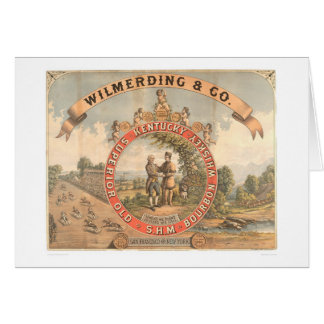 Whiskey de Wilmerding et de Cie. Kentucky (1855A)