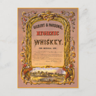 Whiskey hygiénique : 1860 - Carte postale