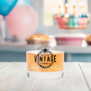 Whisky 1966 Verre de 60e anniversaire Vieilli à la perfec