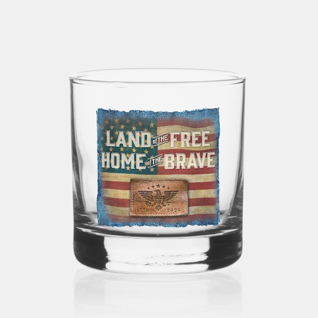 Whisky Terre de libres - Verre à Rocks (Recto)