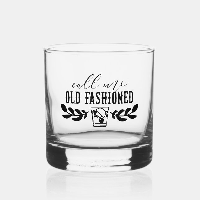 Whisky Verre à cocktail Old Fashioned – Inspiration vinta (Recto)