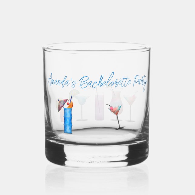 Whisky Verre à Whiskey Martini de Fille avec Punch Alcool (Verso)