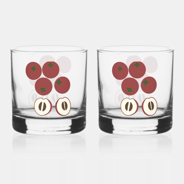 Whisky Verre à Whiskey Pomme Velours (Recto)