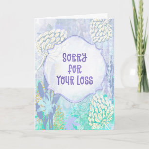 Whisper of Flowers - Carte de Sympathie Pastels do