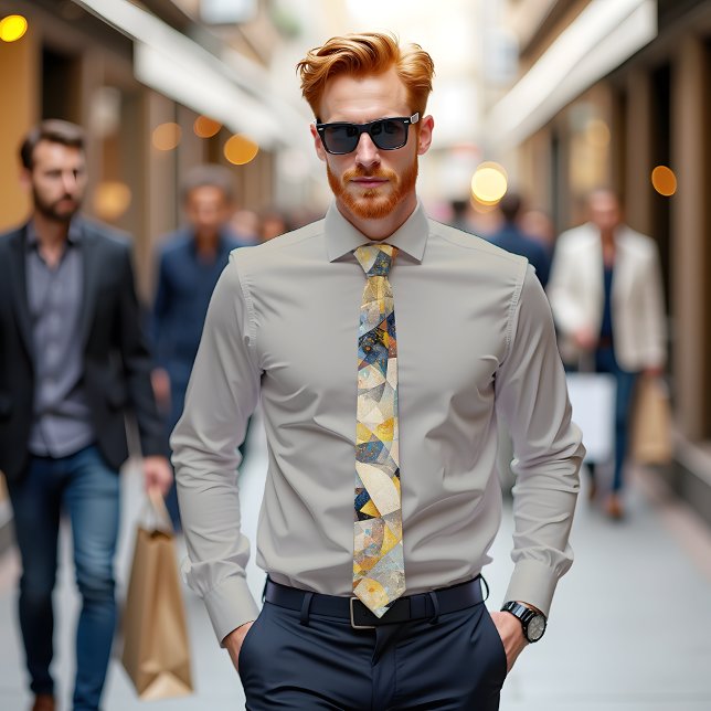 Whispering Winds Abstraite Art Cravate (Créateur téléchargé)