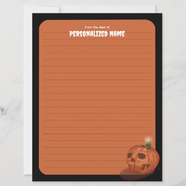 Whispers D'Automne - Orange - Papier Latéral (Devant)