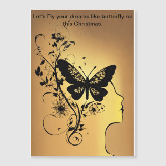 Whispers d'hiver : salutations sur les ailes papil