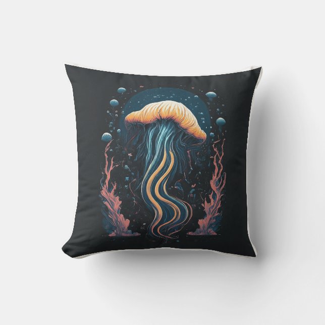 Whispers from the Deep : Coussin de méduses (Recto)