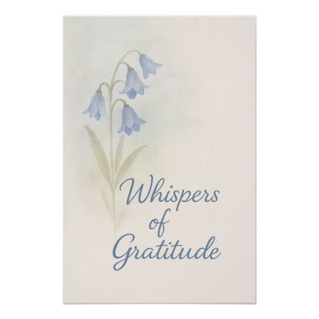 Whispers of Gratitude — Poster (Devant)