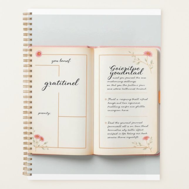 Whispers of Gratitude : Un planificateur attentif (Devant)