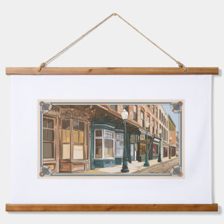 Whispers of Old Town Bois Taché Tapisserie murale