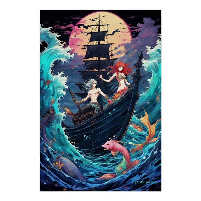 Whispers of the Deep : Poster de l'odyssée sous-ma (Devant)