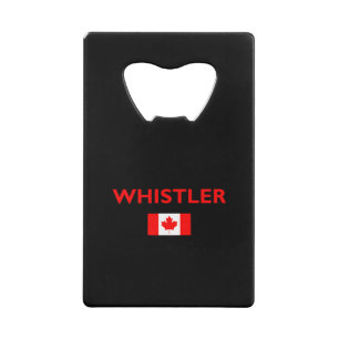 Whistler Canada Drapeau canadien Couleur foncée
