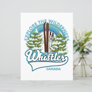 Whistler Canada, explorer la nature, logo ski