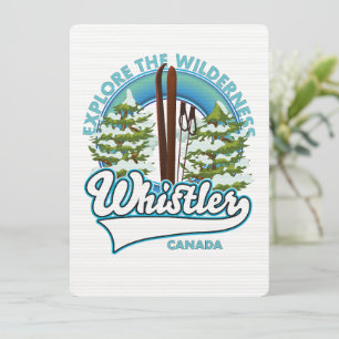 Whistler Canada, explorer la nature, logo ski