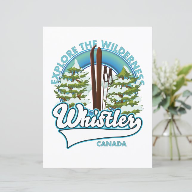 Whistler Canada, explorez la nature sauvage, logo  (Debout devant)